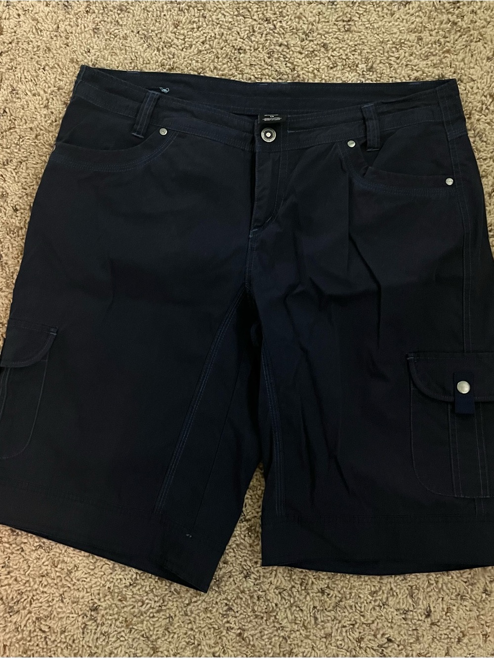 Kuhl Women's Navy Blue Cargo Shorts Size 14